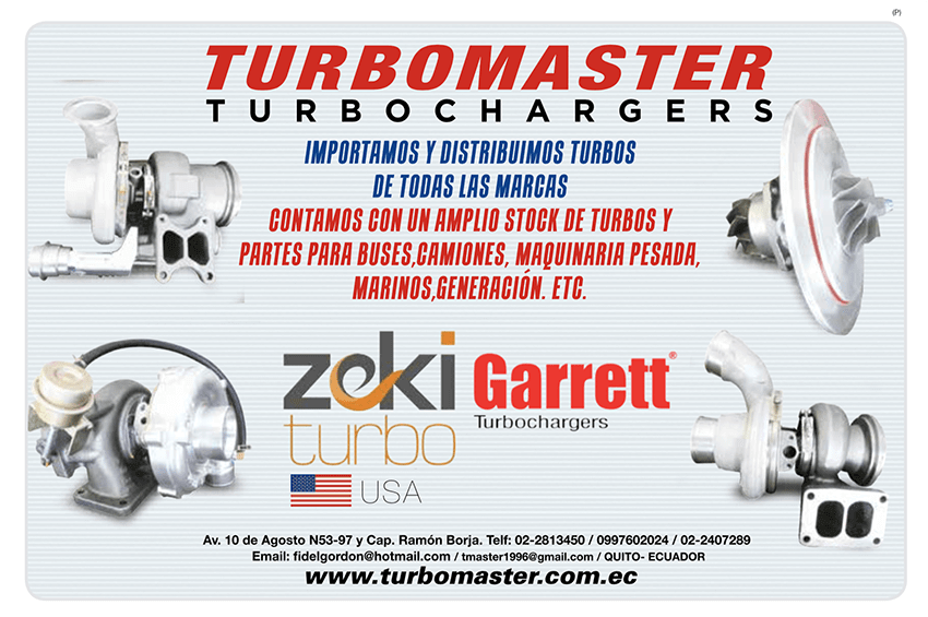 Turbomaster Ofrece Turbos De Todas Las Marcas. | Revista Buen Viaje