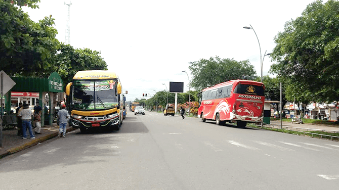 Transporte interprovincial en Joya de los Sachas.