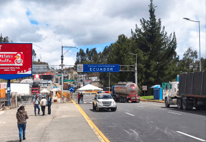 Puente internacional Rumichacha.