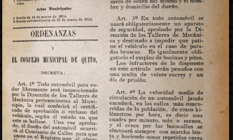 WEB ¿Cuándo comenzó la regulación del transporte en Quito?