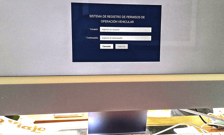 Web de la ANT para registro de permisos operación