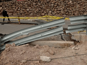 WEB Reparación de guardavías es responsabilidad del infractor