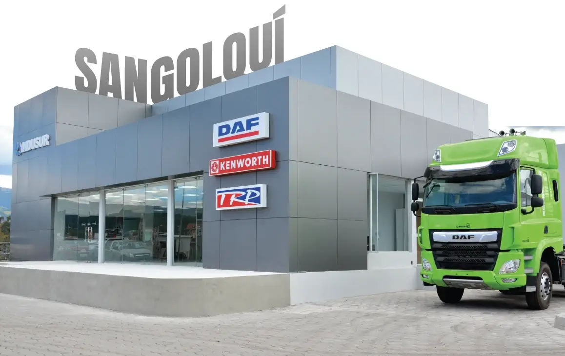 Nuevo taller de servicio a camiones de transporte terrestre en Ecuador