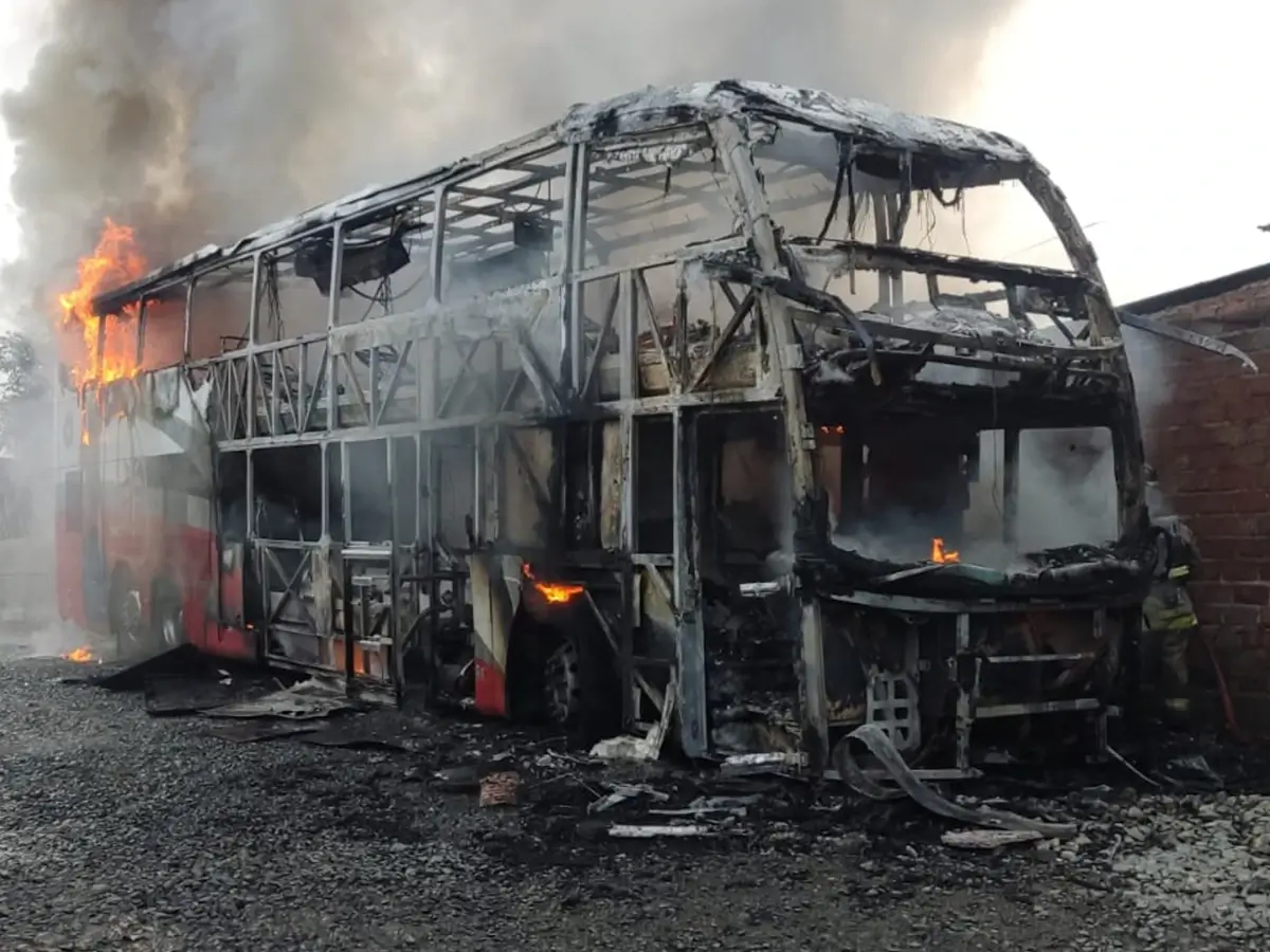 BUS QUEMADO COOP SAN CRISTOBAL