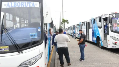 BUSES PARALIZADOS