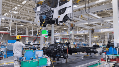 Linea de producción modular en Planta Hino Koga de Japón.