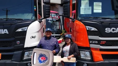 Rolando Caza con su experiencia de profesional prefiere camiones Scania