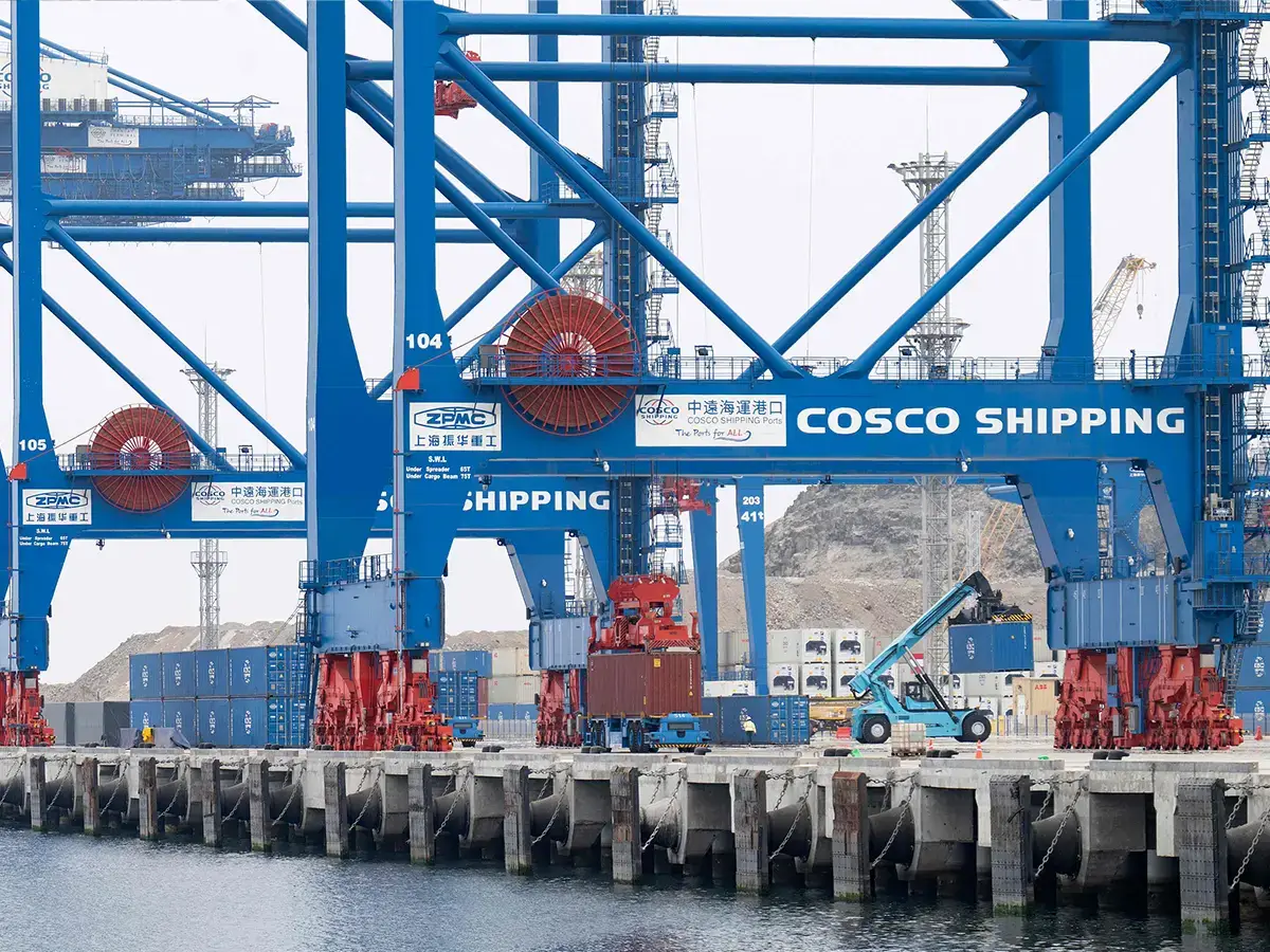 Megapuerto de Chancay en Perú.