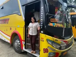 Corina Isabel Saavedra disfruta su trabajo en Coop. Kennedy.