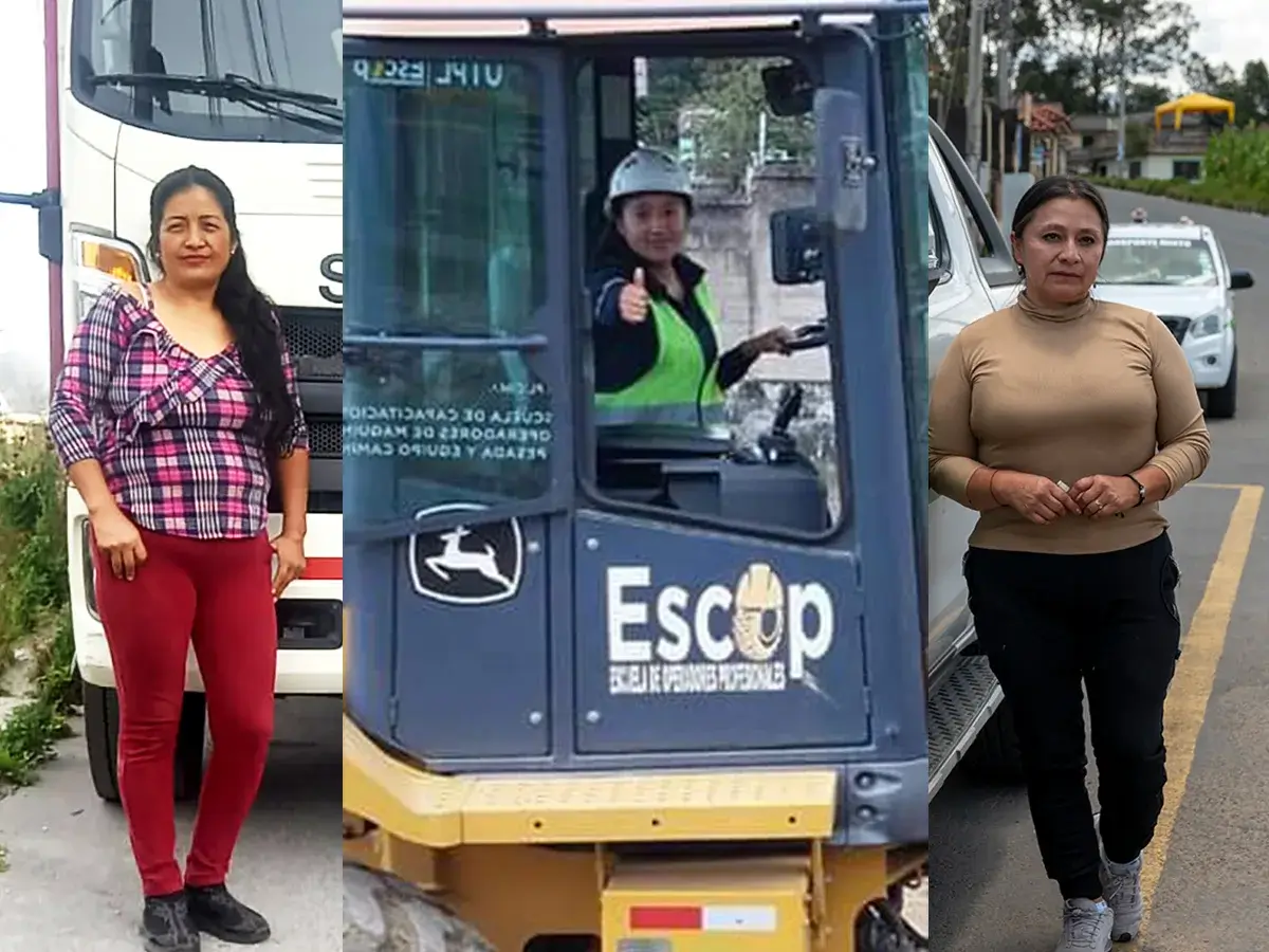 Mujeres en el transporte homenaje por el Dia de la Mujer