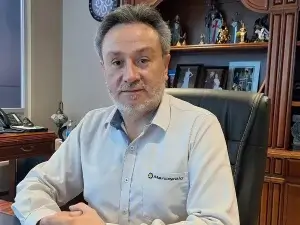 Santiago Reyes gerente de Sudacam Marcopolo