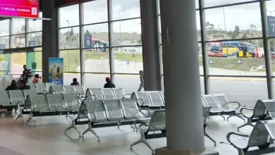 TT Sur de Ambato está vacía por causa de las mini terminales.