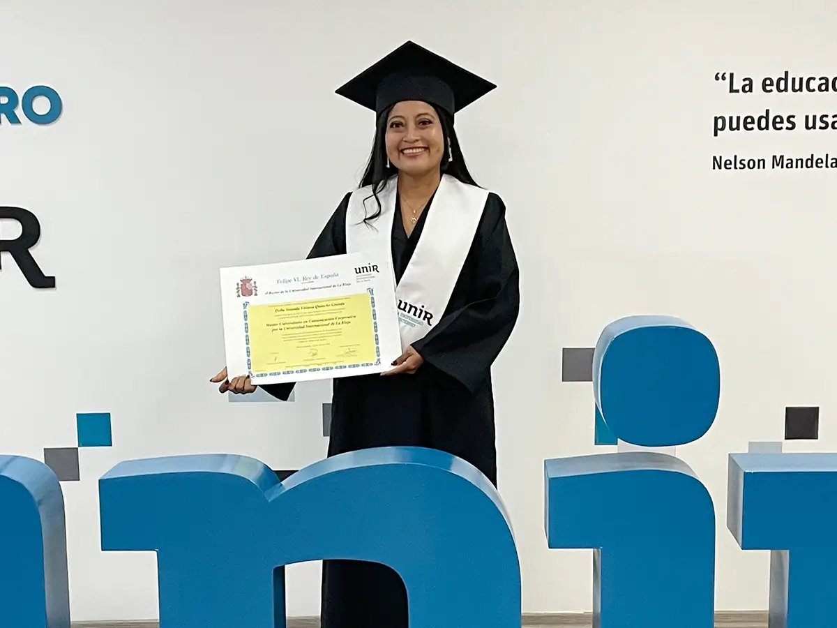 Yolanda Quinche graduada de Master en Comunicación Corporativa