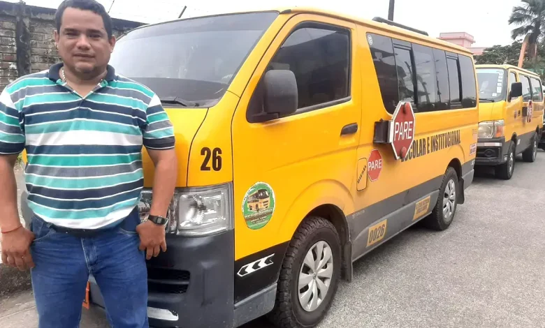Luis Beltrán del transporte escolar de la Costa