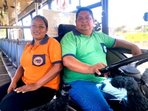 Cesar y Angélica más de una década laborando juntos