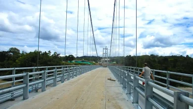 Nuevo puente sobre Rio Aguarico