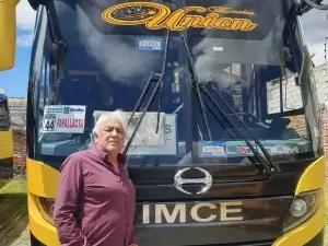 Edwin Guerra, presidente de Unión Transp. Escolar Quito