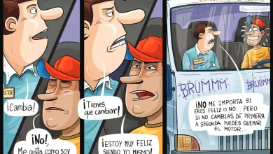 Humor de transortistas: Cambia, tienes que cambiar