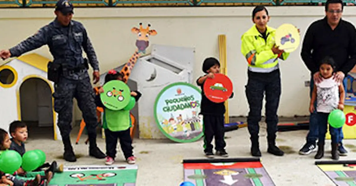 Educación vial para niños de Loja