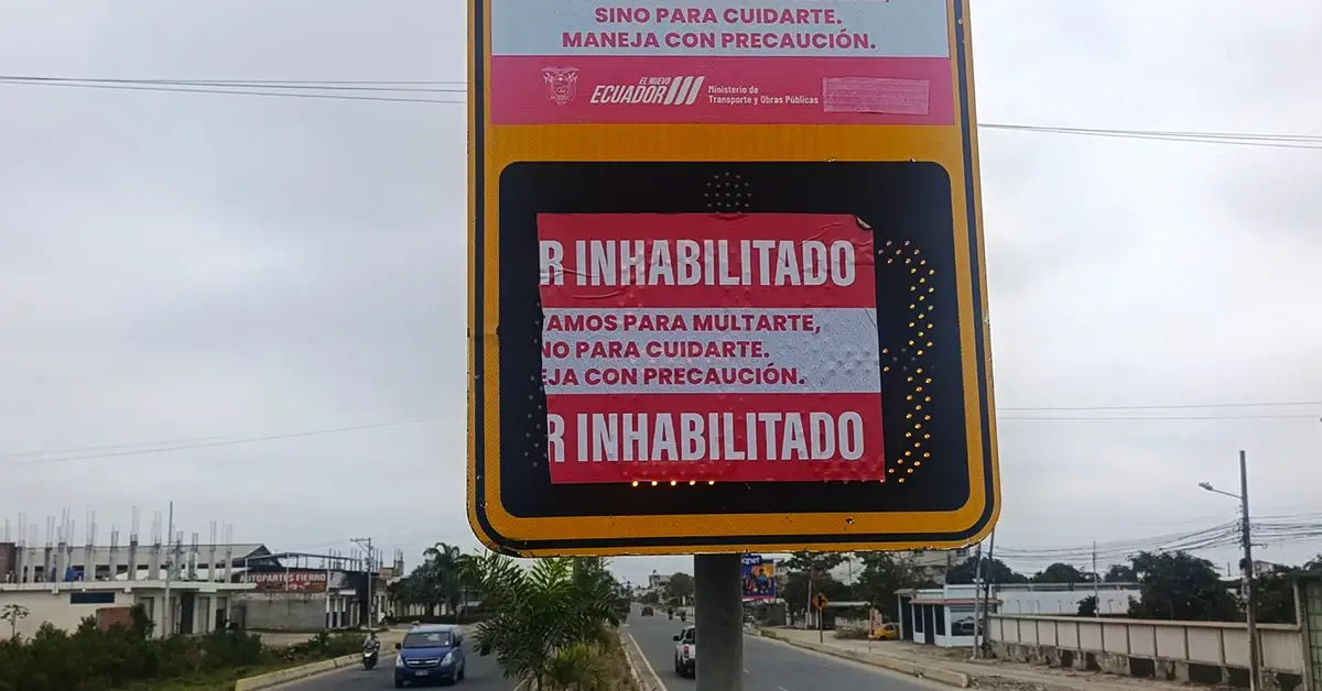 Fotorradar clausurado