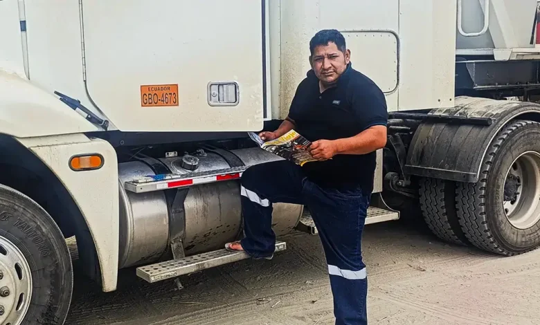 Patricio Sandoval transportista internacional
