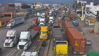 La vía Los Angeles de entrada a los puertos
