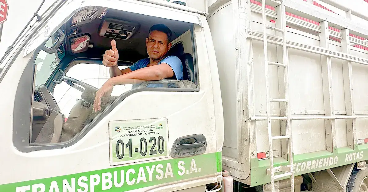 Henry Bueno, socio de Transbucay S.A.