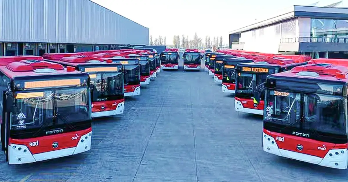 Buses eléctricos de Chile
