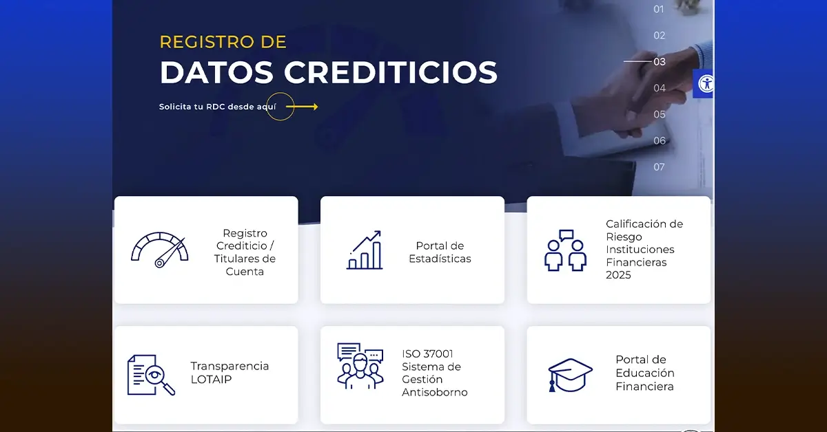 Datos crediticios de la Superintendencia de Bancos.