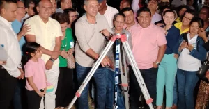 Colocación de la primera piedra RTV Quinindé-