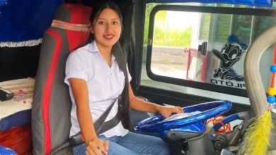 Daniela Morocho conductora profesional