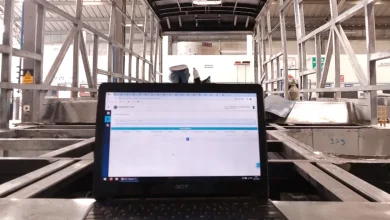 Computadora en estructura carrocera
