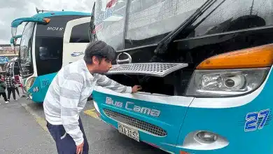 Denys Cayambe conductor de bus