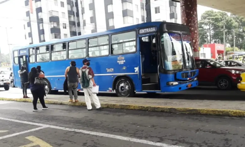 Bus urbano de Quito