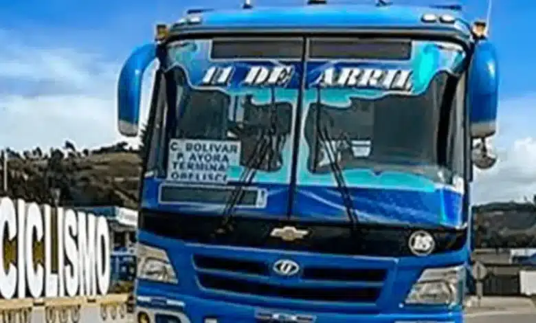 Bus urbano de Tulcán