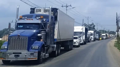 Una sola vía habilitada en Ponce Enríquez