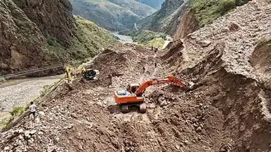 Cierre de Vía Girón-Pasaje (foto cortesía MIT)