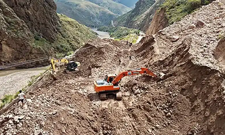 Cierre de Vía Girón-Pasaje (foto cortesía MIT)